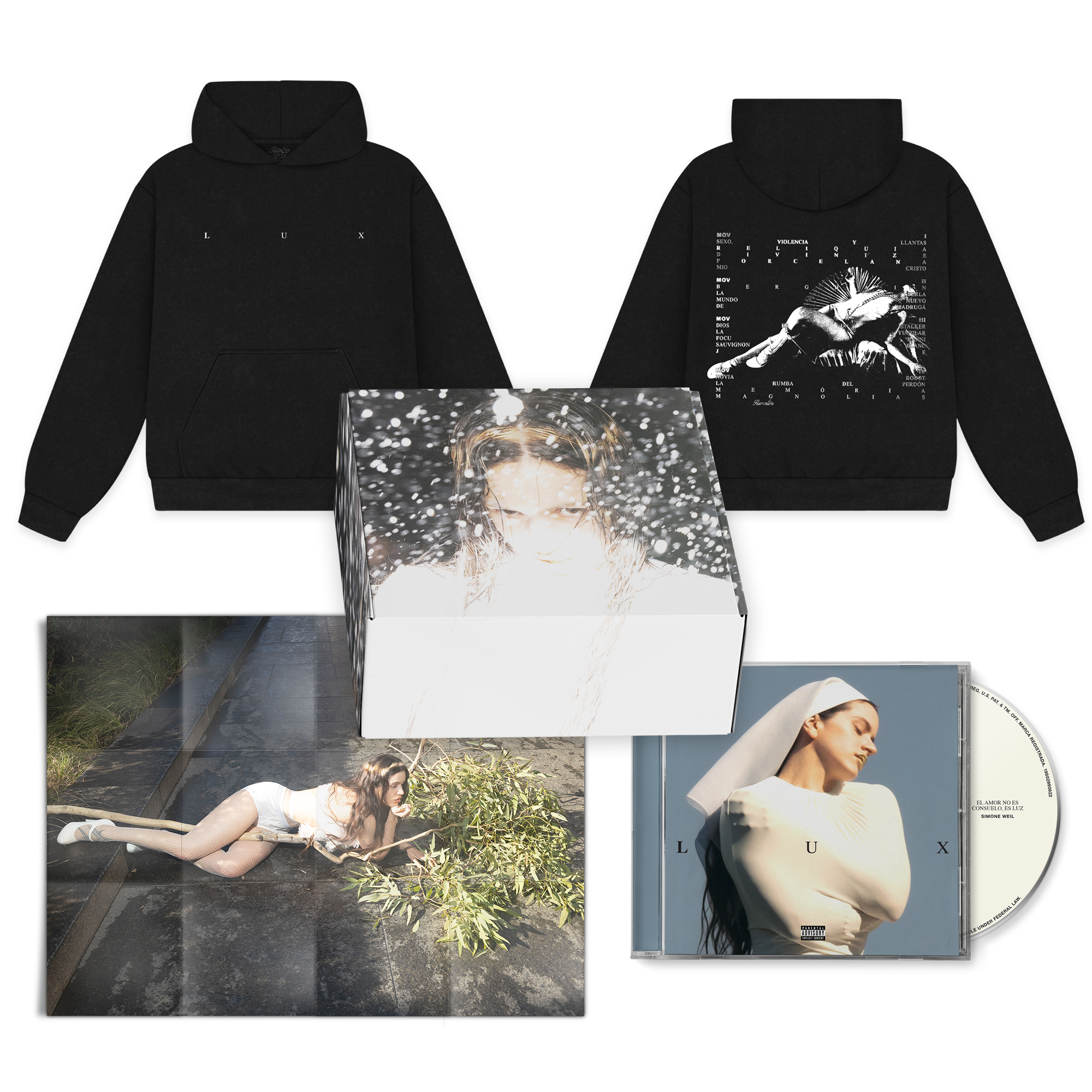 LUX Logo Hoodie + Poster Box Set – Rosalia US Store