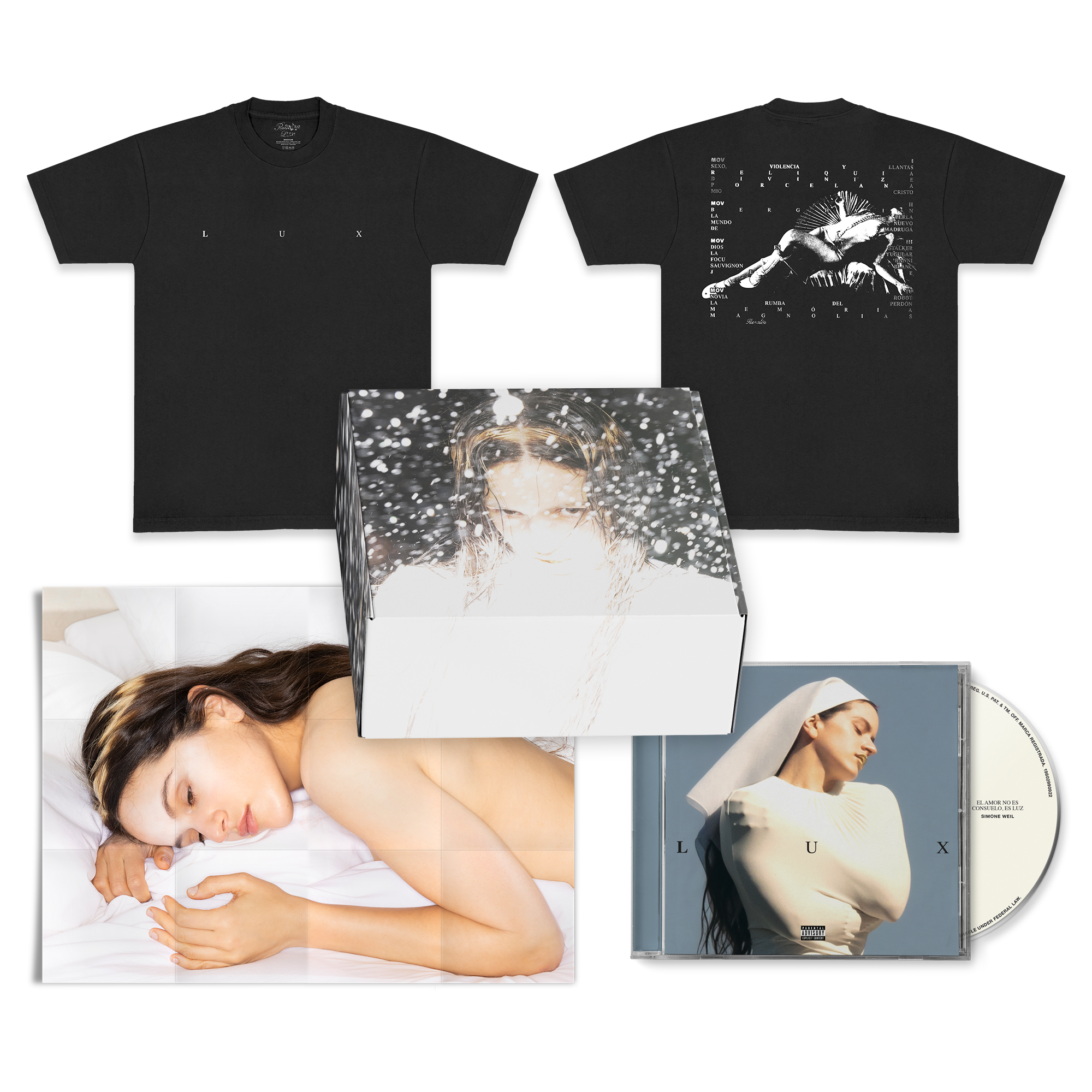 LUX Tracklist Tee + Poster Box Set