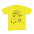 Music Notes Yellow Tee