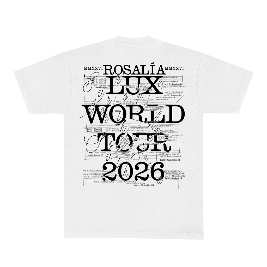 Lux World Tour Sheet Music Tee