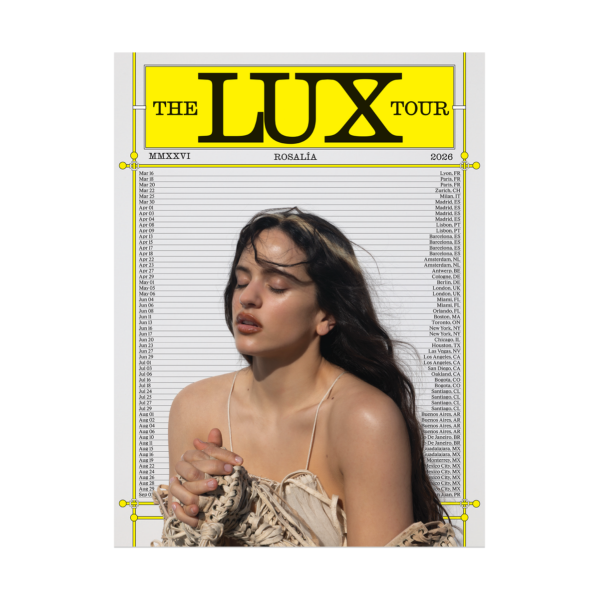 LUX Tour Trailer Exclusive Poster