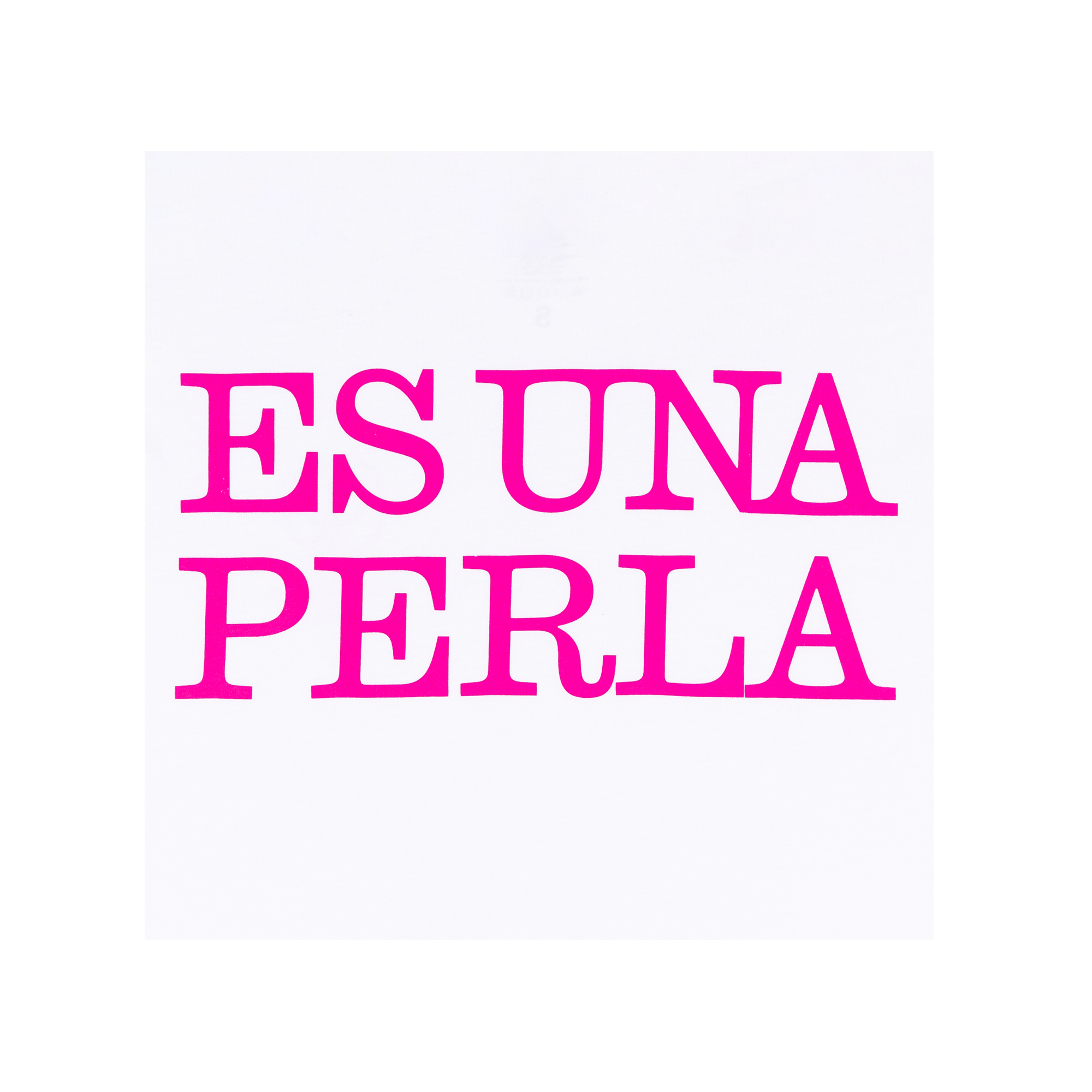 Es Una Perla White Tee