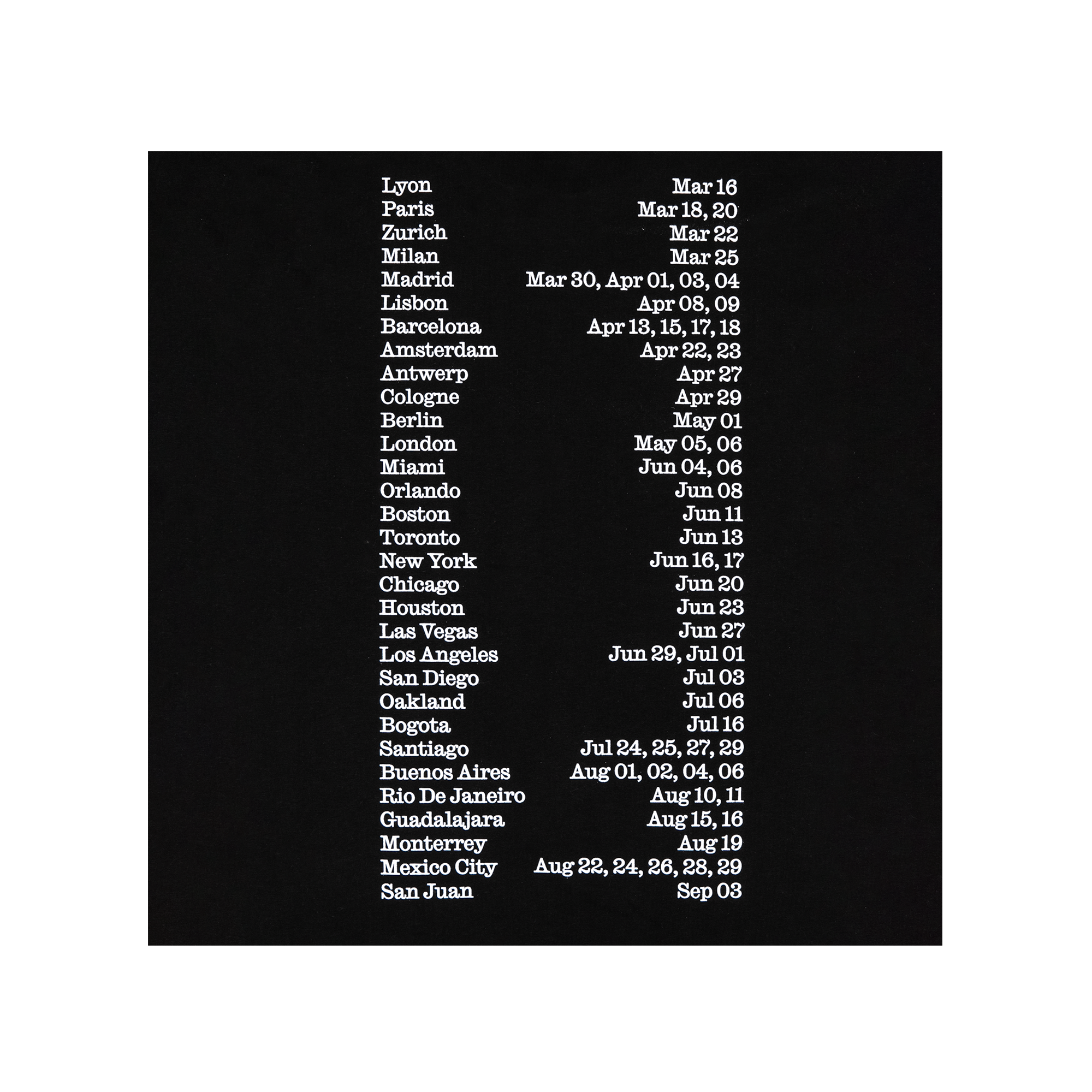 Hot for God Black Tee